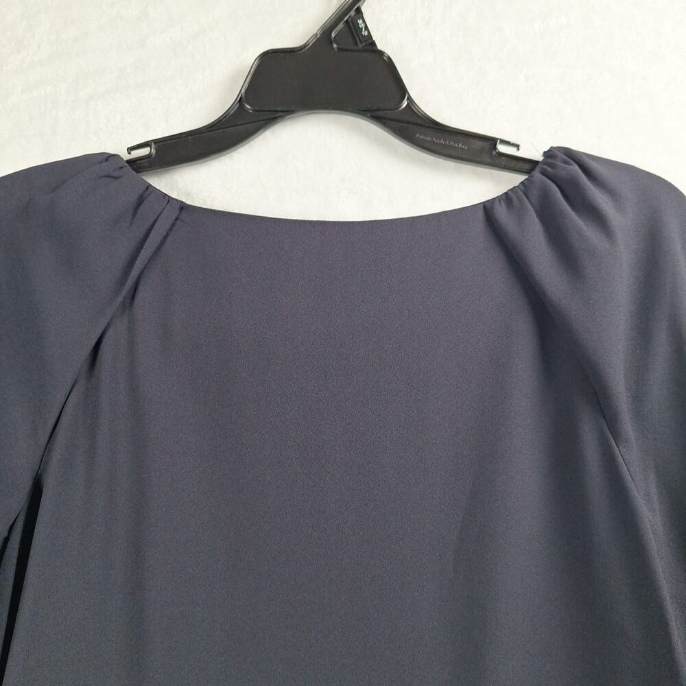 Lark & Ro Womens Size O Black Long Sleeve Pullover Blouse Top Shirt - Picture 4 of 11